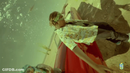 Lemonade Can On Red Car GIF