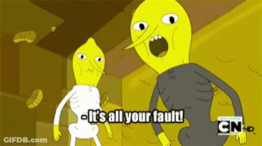 Lemongrab All Your Fault GIF