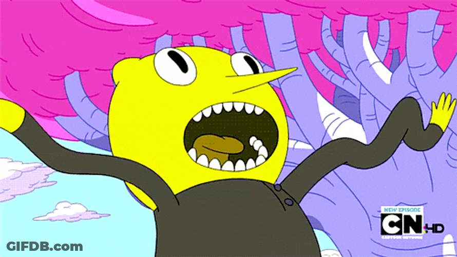 Lemongrab Arm Wave GIF