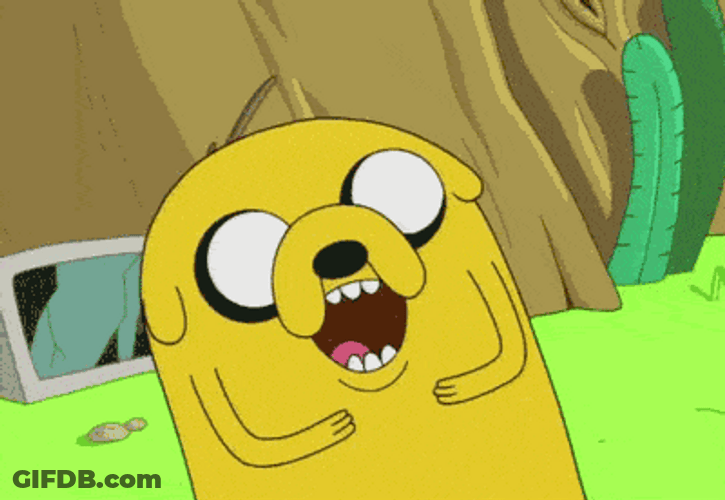 Lemongrab Jake The Dog Laughing GIF