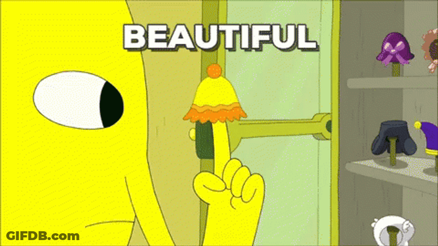 Lemongrab Staring Beautiful GIF