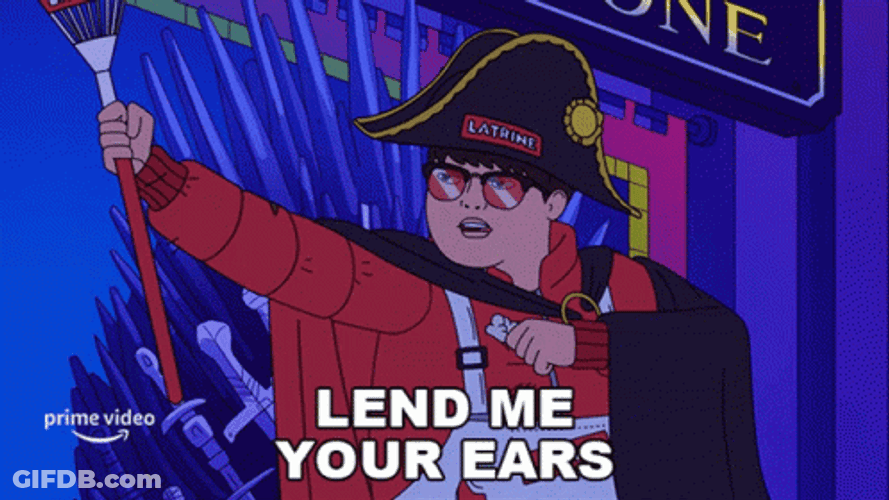 Lend Me Your Ears Fairfax Benny GIF
