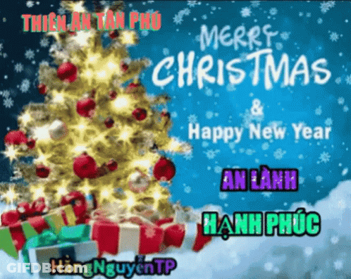 Lênhân Merry Christmas GIF