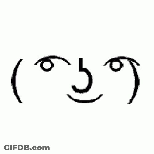 Lenny Eyebrow GIF