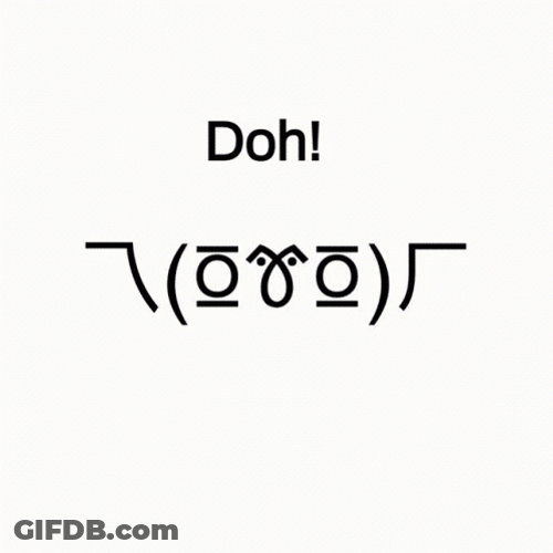 Lenny Face Doh Face GIF