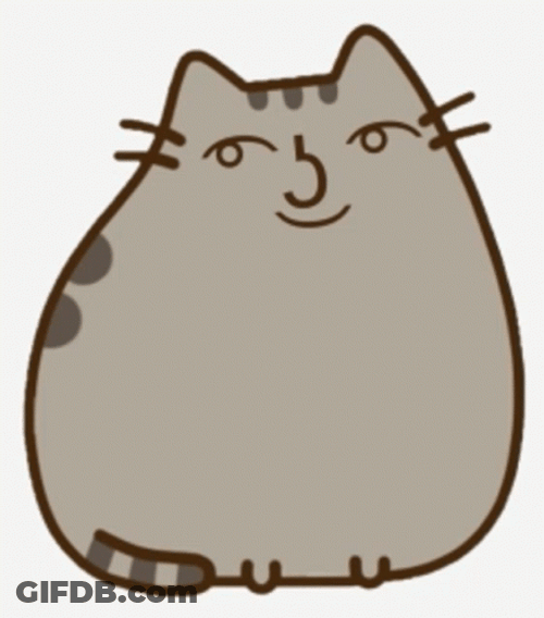 Lenny Face Pusheen Cat GIF
