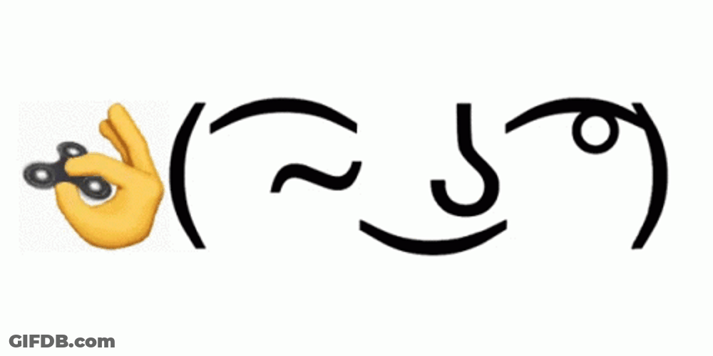 Lenny Face Spinners GIF
