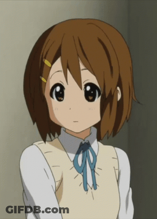 Lenny Face Yui Hirasawa GIF