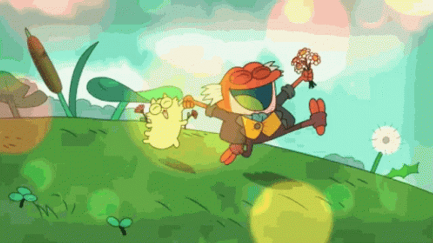 Lenny Longbottom And Hop Pop Amphibia GIF