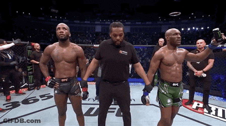 Leon Edwards Declared Winner GIF