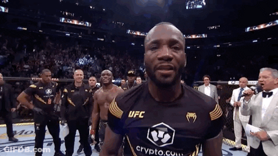 Leon Edwards Ecstatic Screams GIF