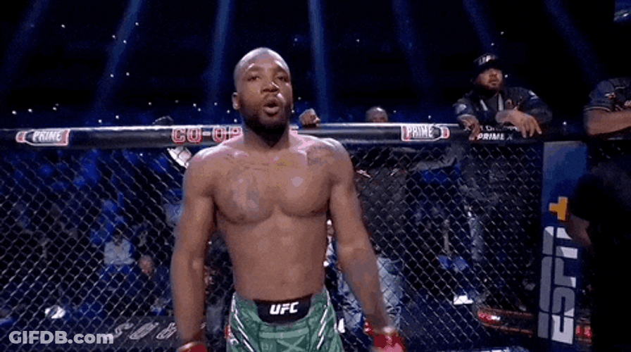 Leon Edwards Finger Gun GIF
