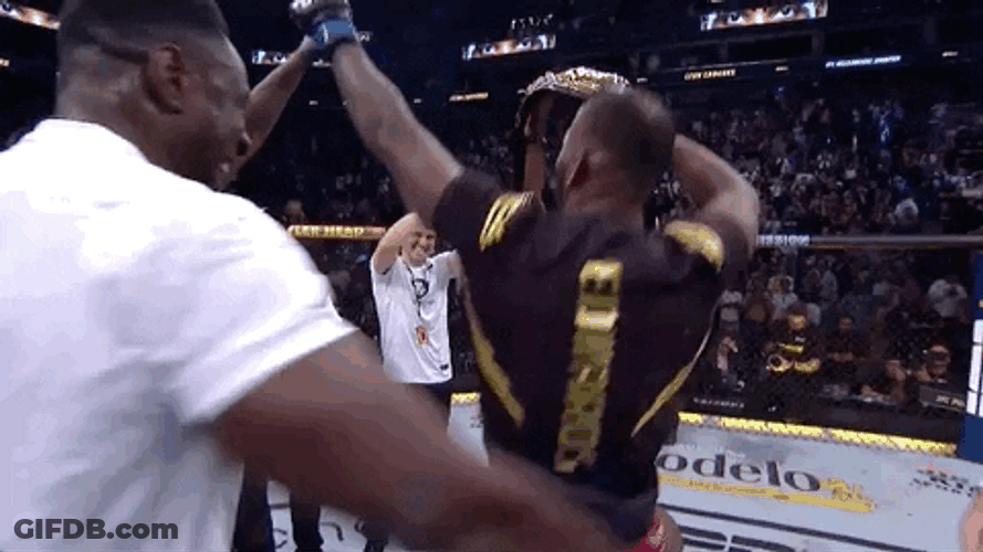 Leon Edwards Happy Dance GIF