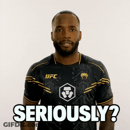 Leon Edwards Nonchalant Seriously GIF