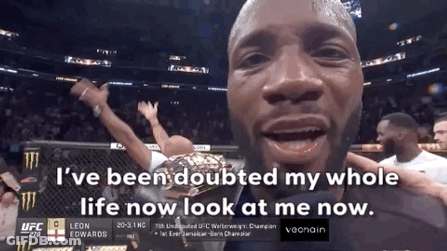 Leon Edwards Talking On Camera GIF