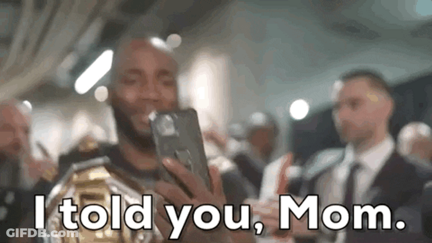 Leon Edwards Talking On Phone GIF