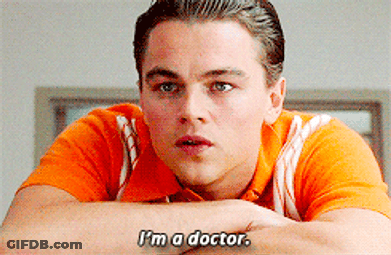 Leonardo Being A Doctor GIF