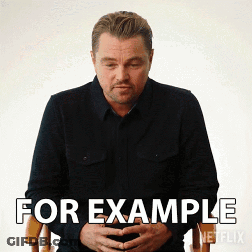 Leonardo DiCaprio For Example GIF