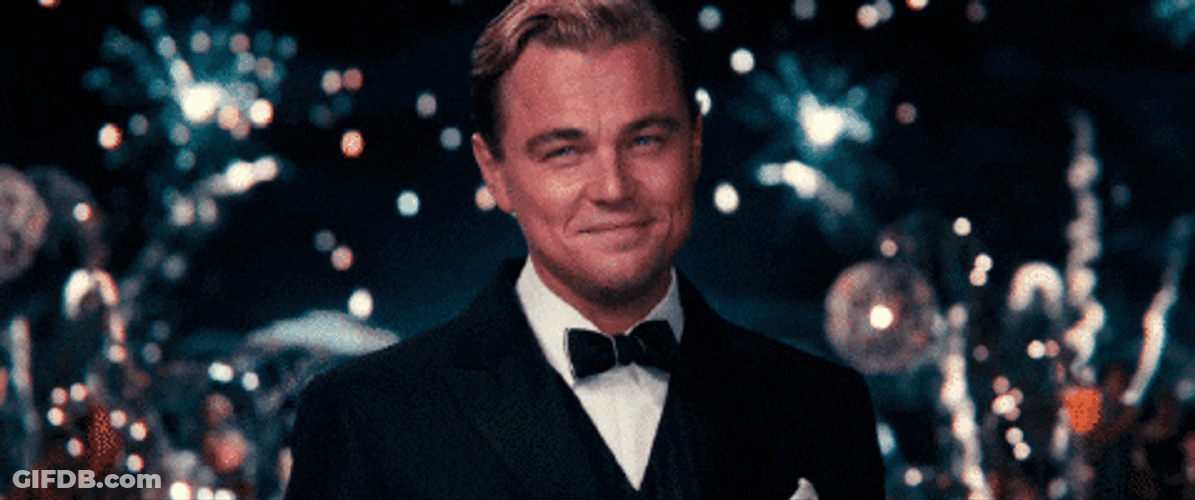 Leonardo DiCaprio Great Success Smile GIF