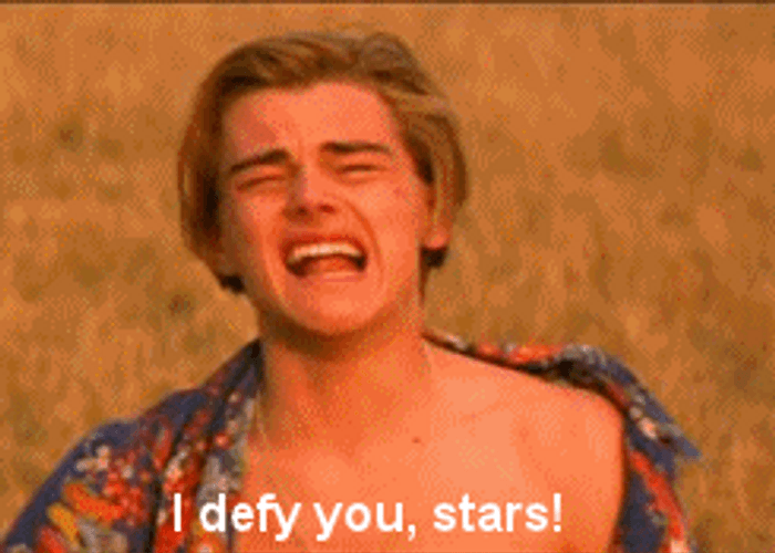 Leonardo DiCaprio I Defy Stars GIF