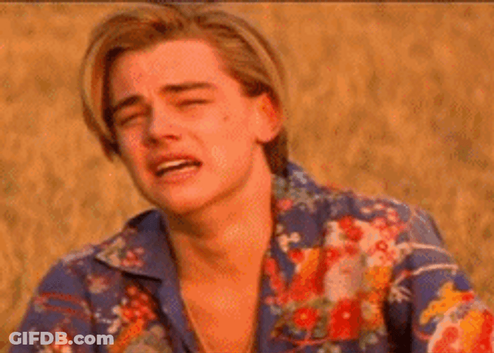 Leonardo Dicaprio Loud Cry GIF