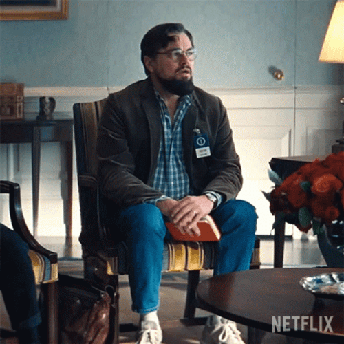 Leonardo DiCaprio Sigh GIF