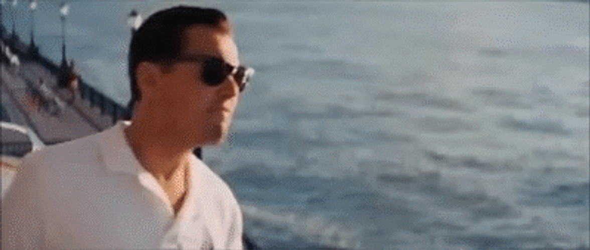 Leonardo DiCaprio Throwing Money GIF