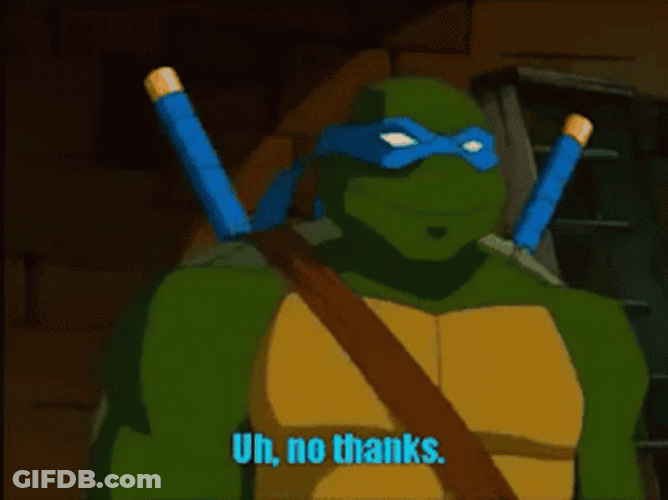 Leonardo No Thank You Response GIF