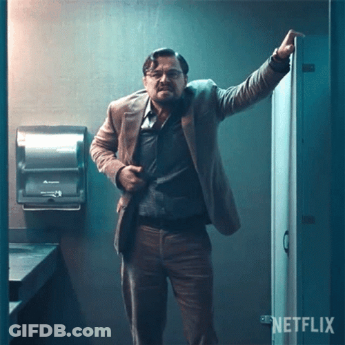 Leonardo Takes Deep Breath GIF