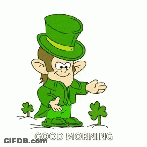 Leprechaun Hats Off GIF