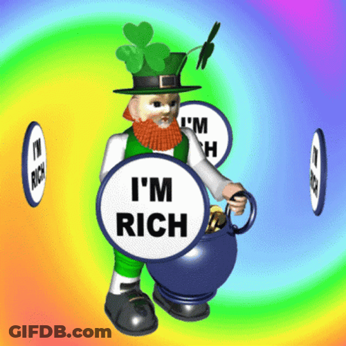 Leprechaun I'm Rich GIF