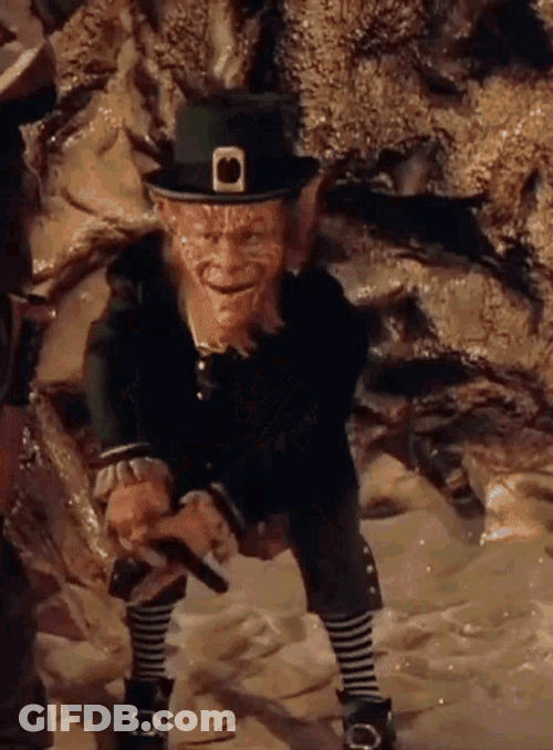 Leprechaun Lightsaber GIF