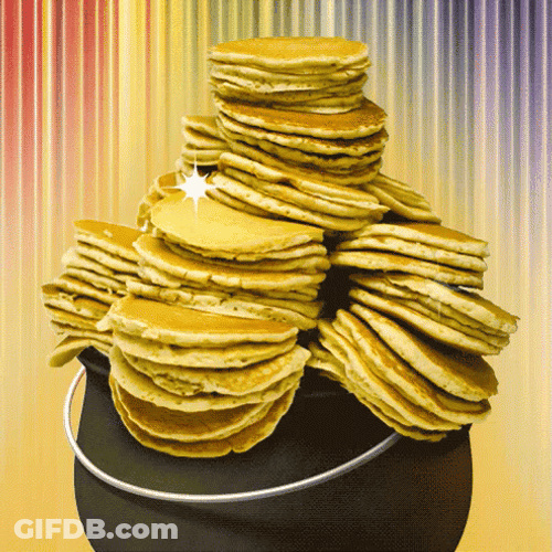 Leprechaun Pancakes Pot GIF