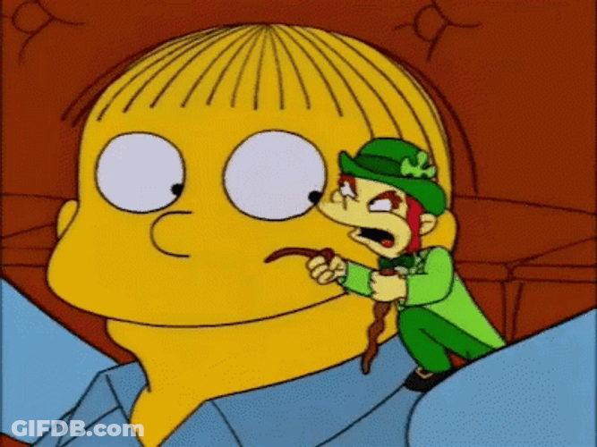 Leprechaun Ralph The Simpsons GIF