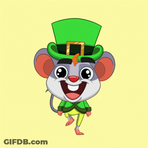 Leprechaun Rat Dancing GIF