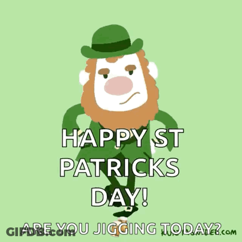 Leprechaun St Patrick's Day Are You Jigging Today GIF
