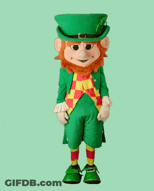 Leprechaun Warming Up To Catch Some Luck GIF
