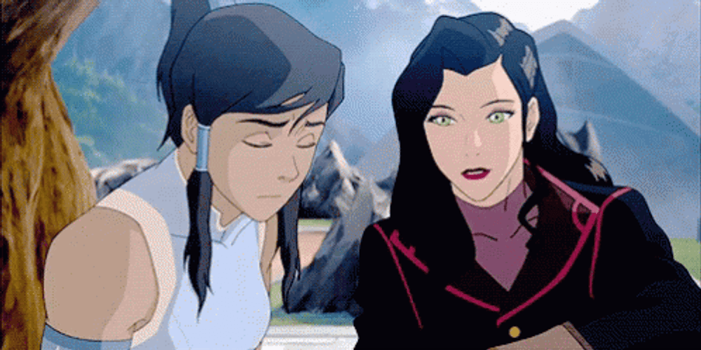 Lesbian Couple Legend Of Korra GIF
