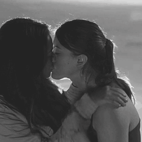 Lesbian Couple Love Kiss GIF