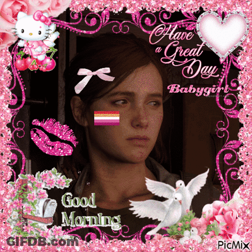Lesbian Flag Girl Have A Great Day Babygirl GIF