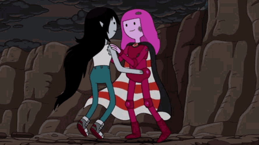 Lesbian Kiss Adventure Time GIF