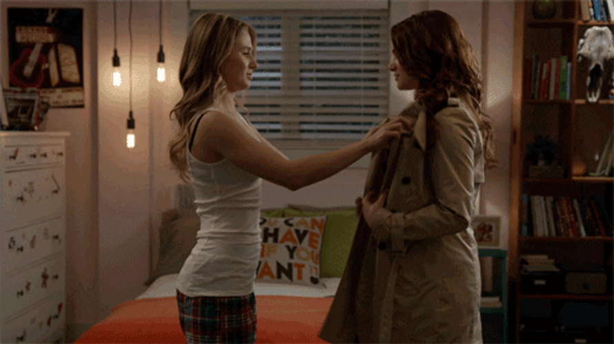 Lesbian Show Couple Faking It GIF