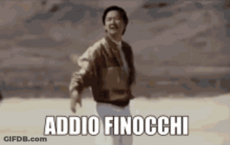 Leslie Chow Addio Finocchi GIF
