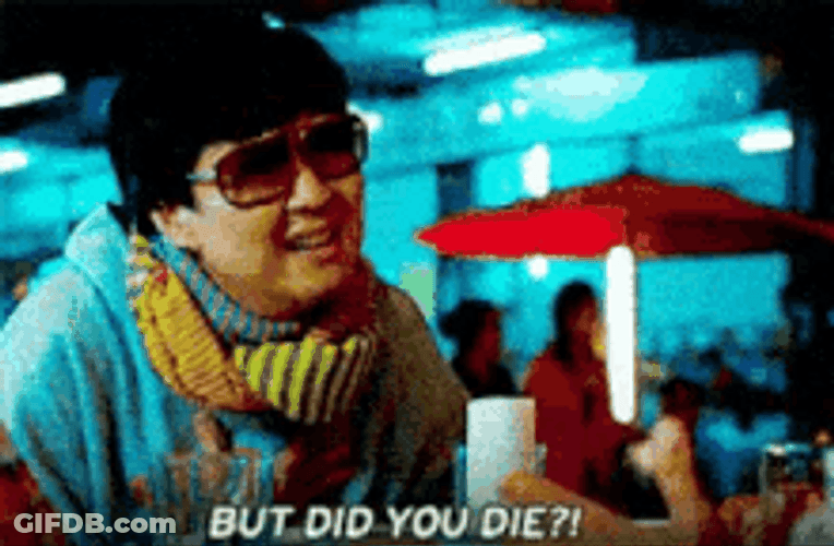 Leslie Chow Asking But Did You Die GIF