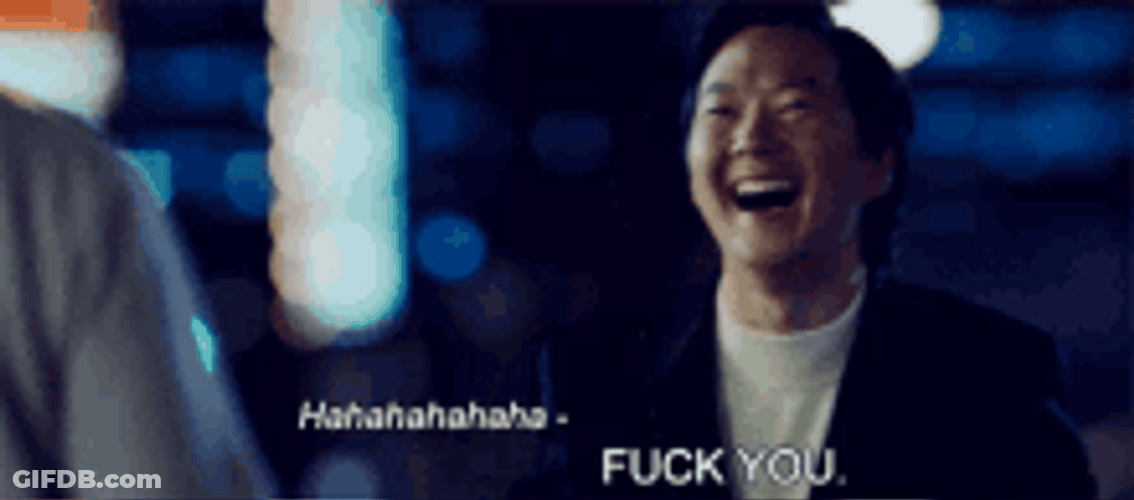 Leslie Chow Cursing Casually GIF