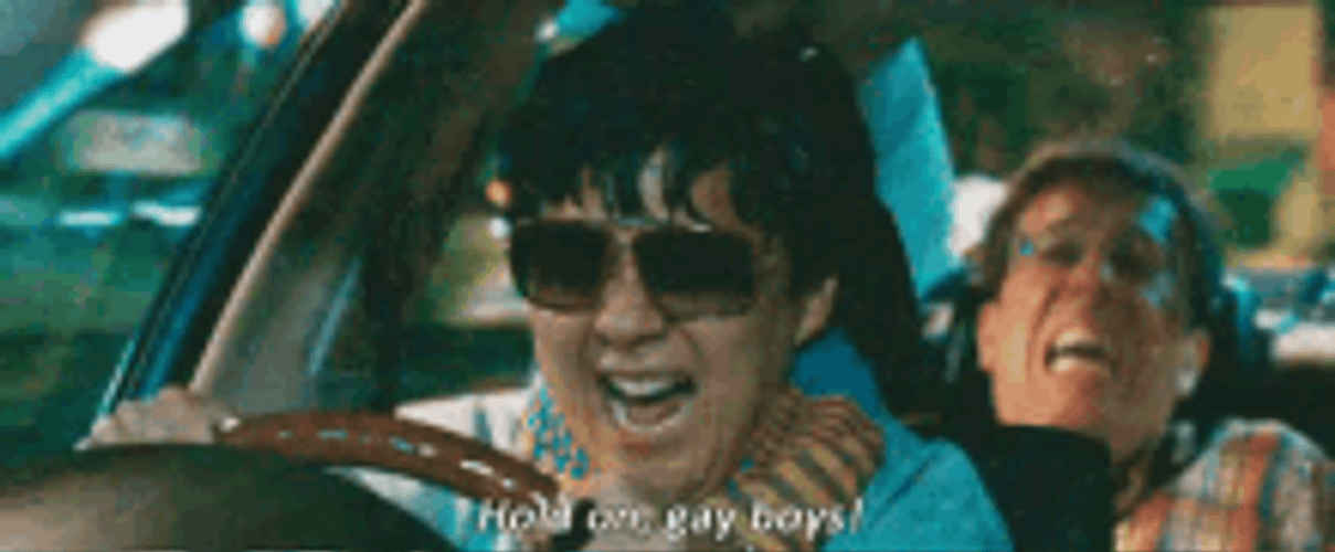 Leslie Chow Hold On Gay Boys GIF