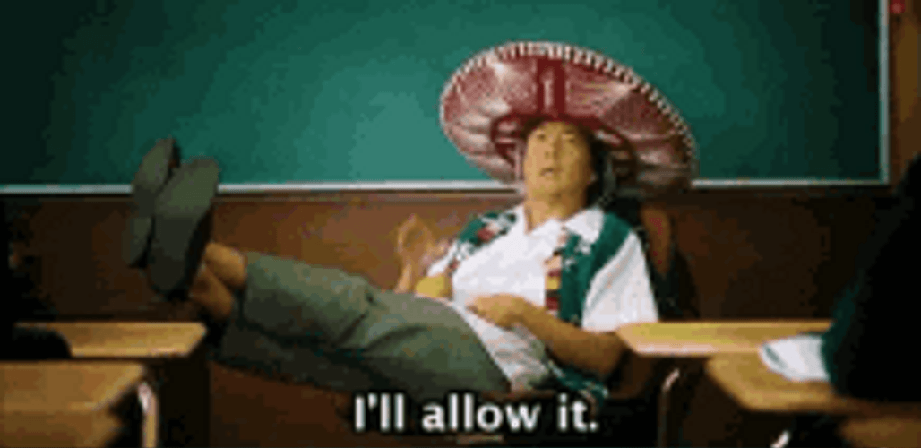Leslie Chow I'll Allow It GIF