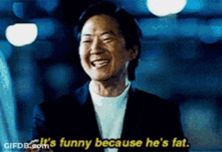Leslie Chow Saying It's Funny GIF