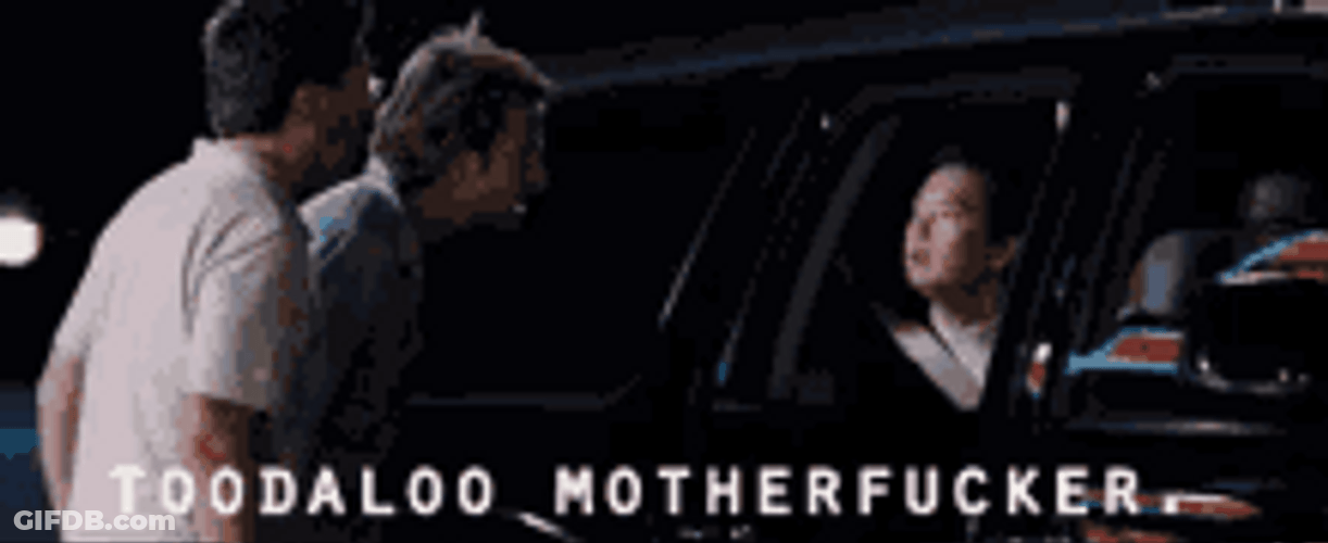 Leslie Chow Toodaloo Motherfuckers GIF