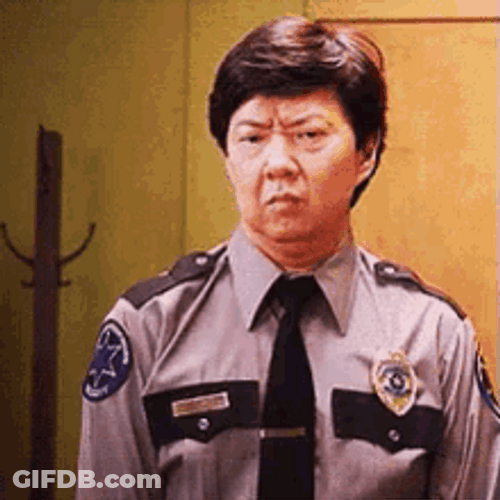 Leslie Chow Weird Face GIF